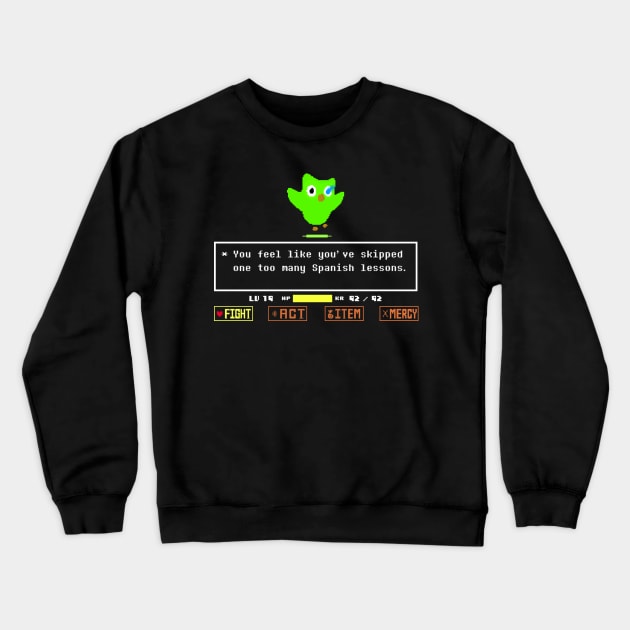 Duolingovania Crewneck Sweatshirt by Jijarugen